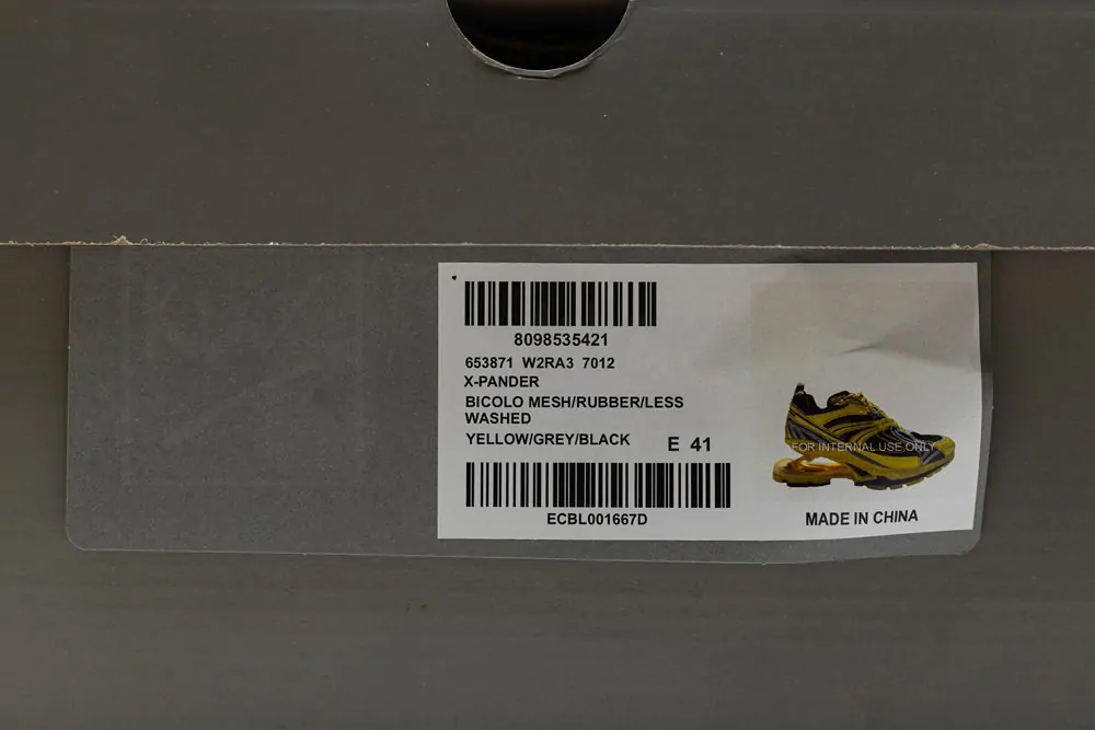 Ba*len*cia*ga x-pander yellow grey