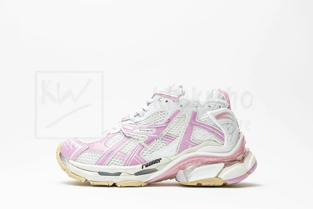 Ba*len*cia*ga runner pink white