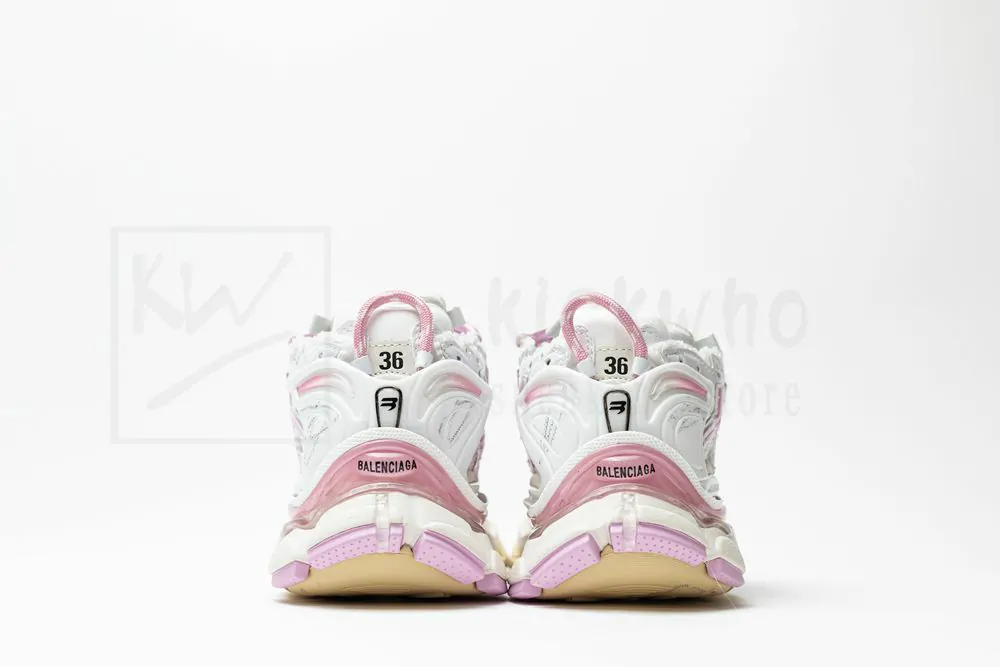 Ba*len*cia*ga runner pink white