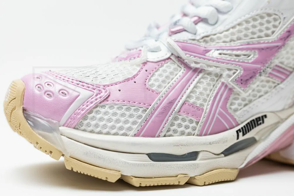 Ba*len*cia*ga runner pink white