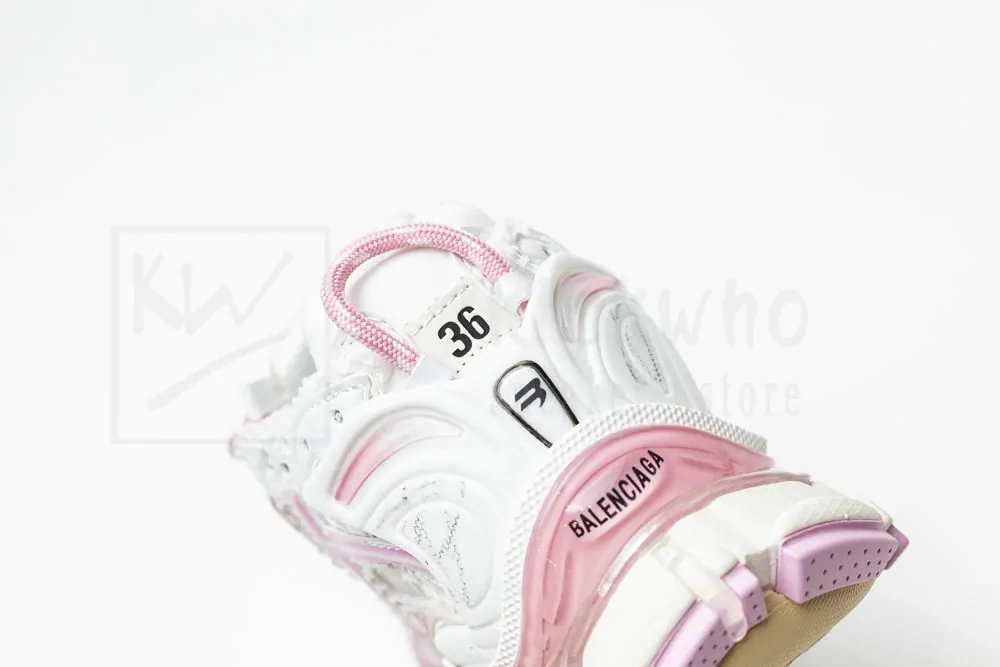 Ba*len*cia*ga runner pink white