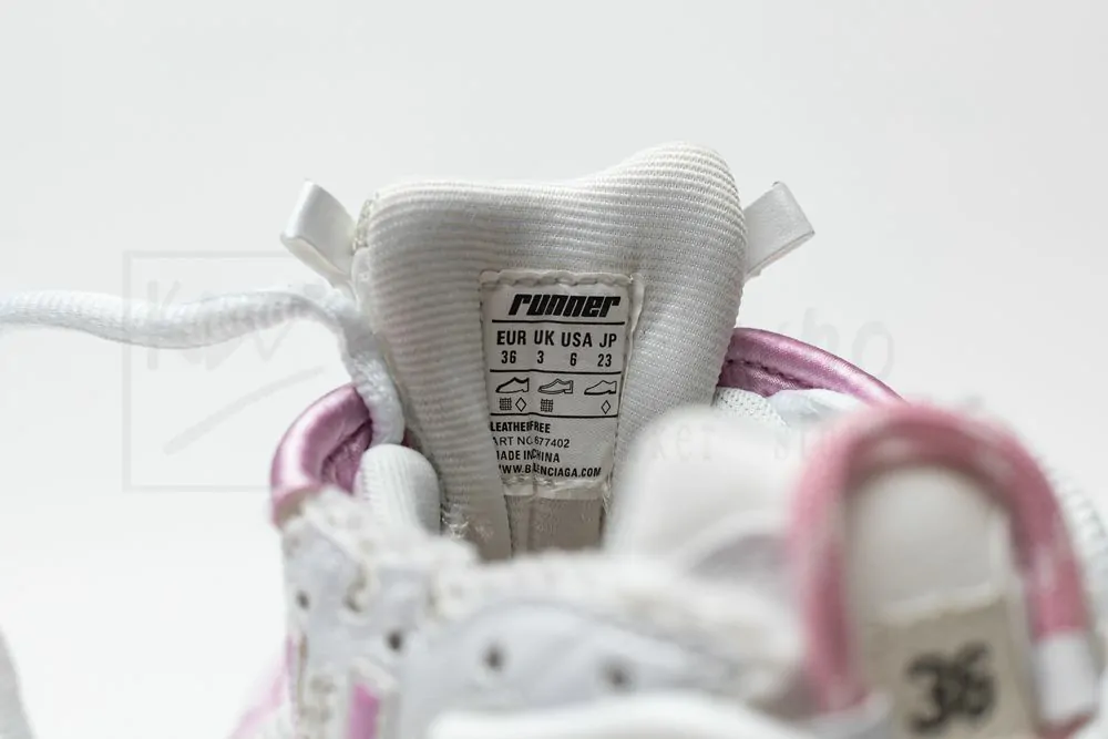 Ba*len*cia*ga runner pink white