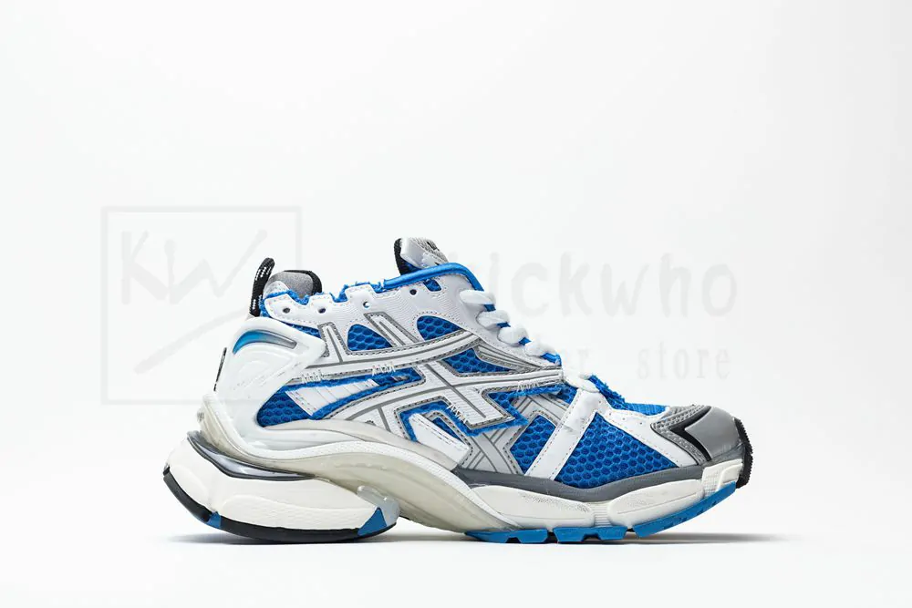 Ba*len*cia*ga runner blue white