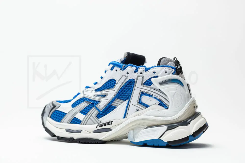Ba*len*cia*ga runner blue white