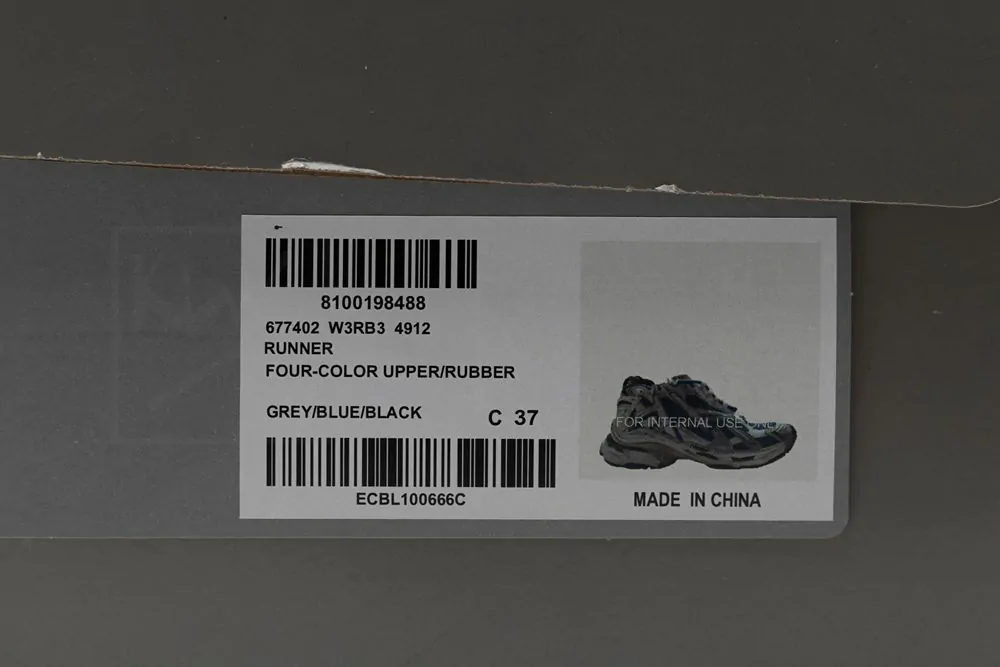 Ba*len*cia*ga runner blue white