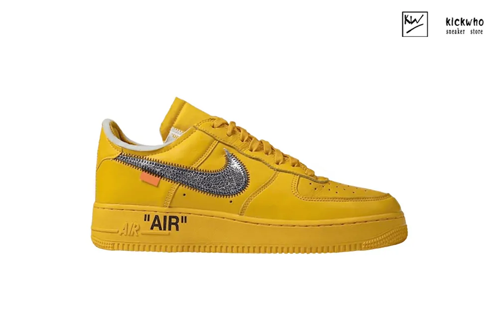 off-white x air force 1 low ''university gold'' godkiller