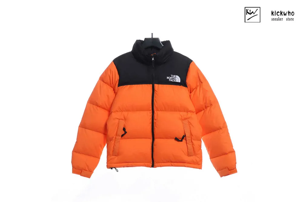 the n0*h F**e 96 basic down coat orange