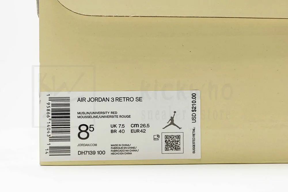air jordan 3 retro se