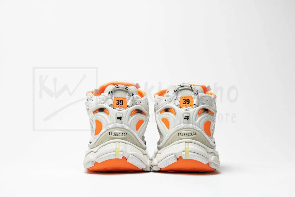 Ba*len*cia*ga runner white orange