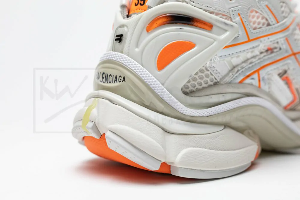 Ba*len*cia*ga runner white orange