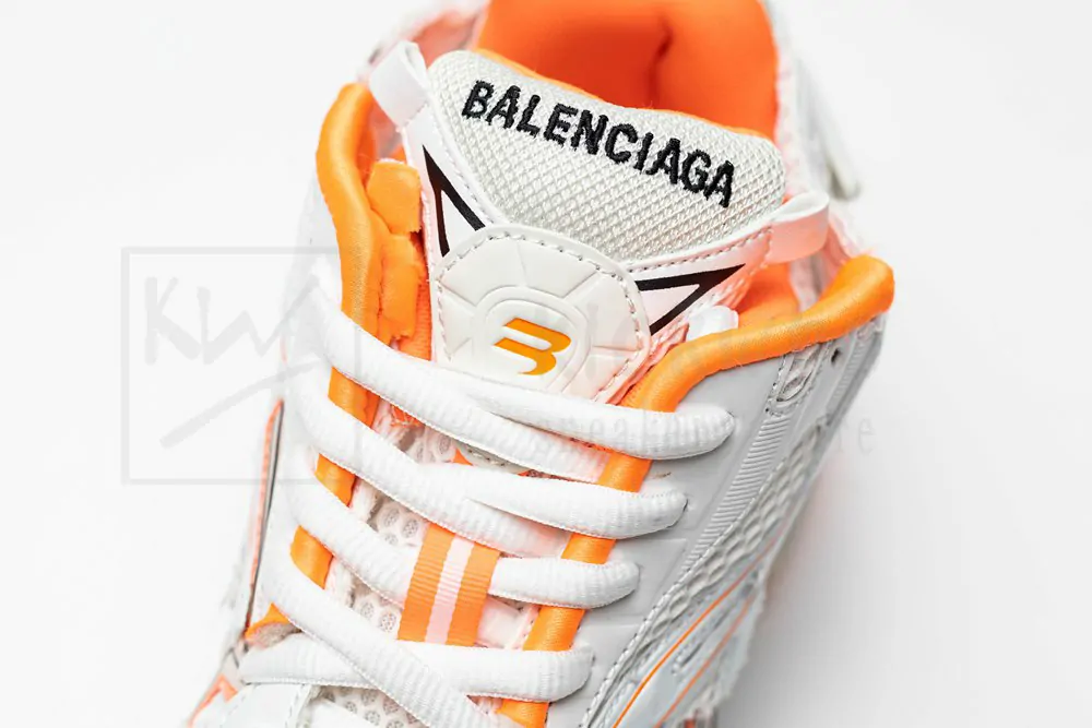 Ba*len*cia*ga runner white orange