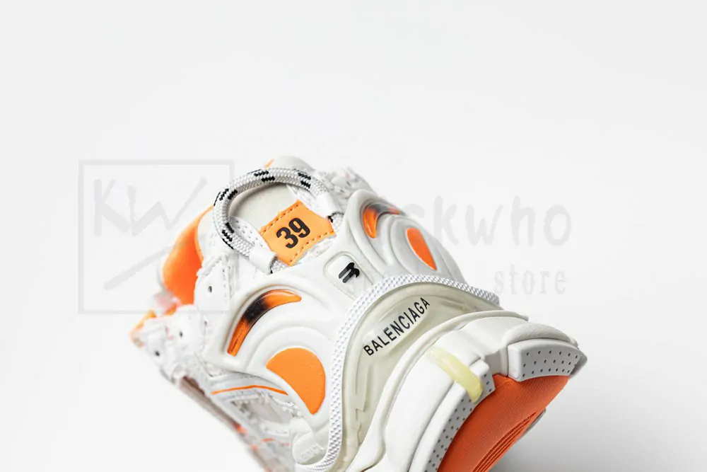 Ba*len*cia*ga runner white orange