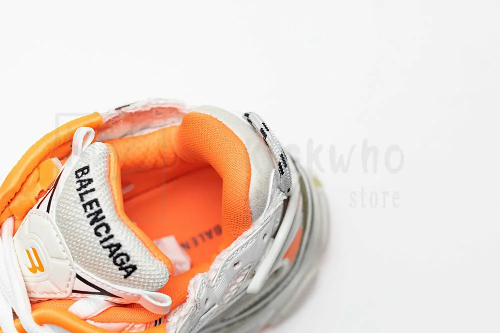 Ba*len*cia*ga runner white orange