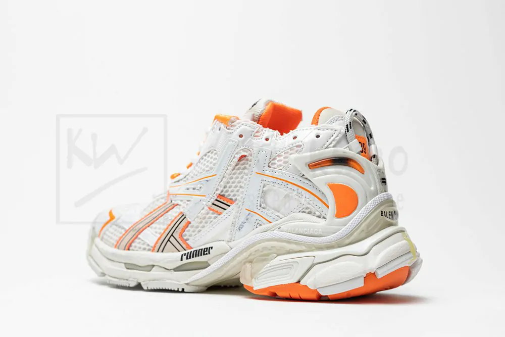 Ba*len*cia*ga runner white orange