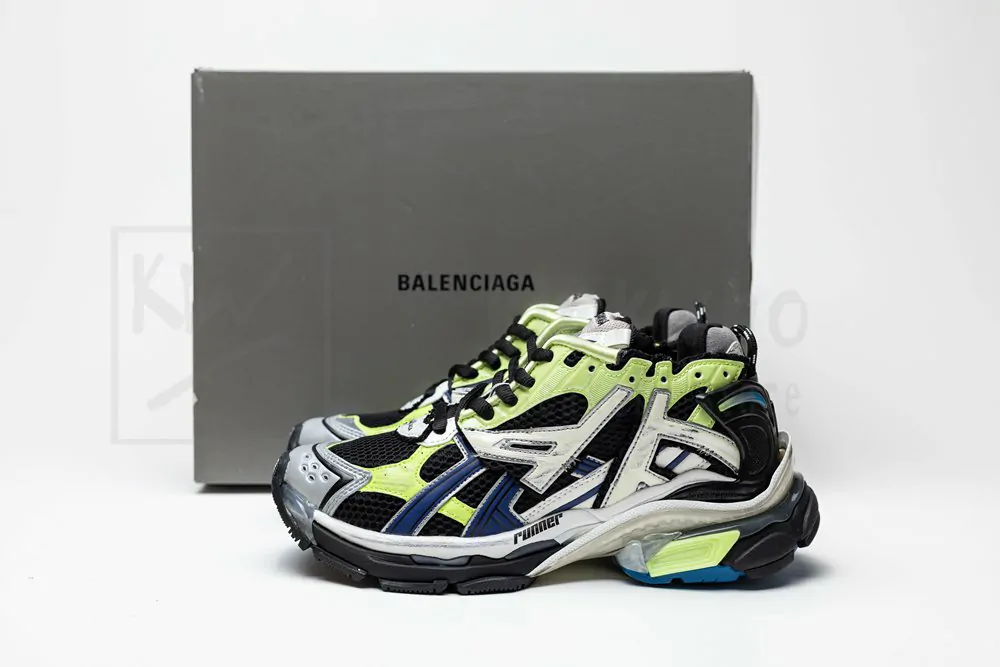 Ba*len*cia*ga runner green blue black grey