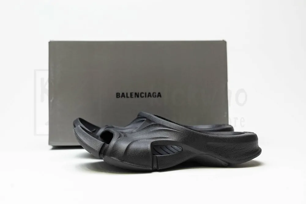 Ba*len*cia*ga mold slide sandal black