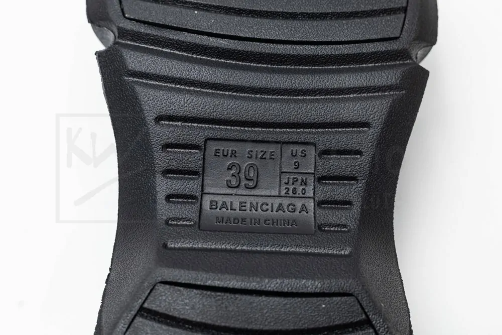 Ba*len*cia*ga mold slide sandal black