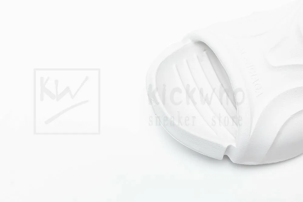 Ba*len*cia*ga mold slide sandal all white
