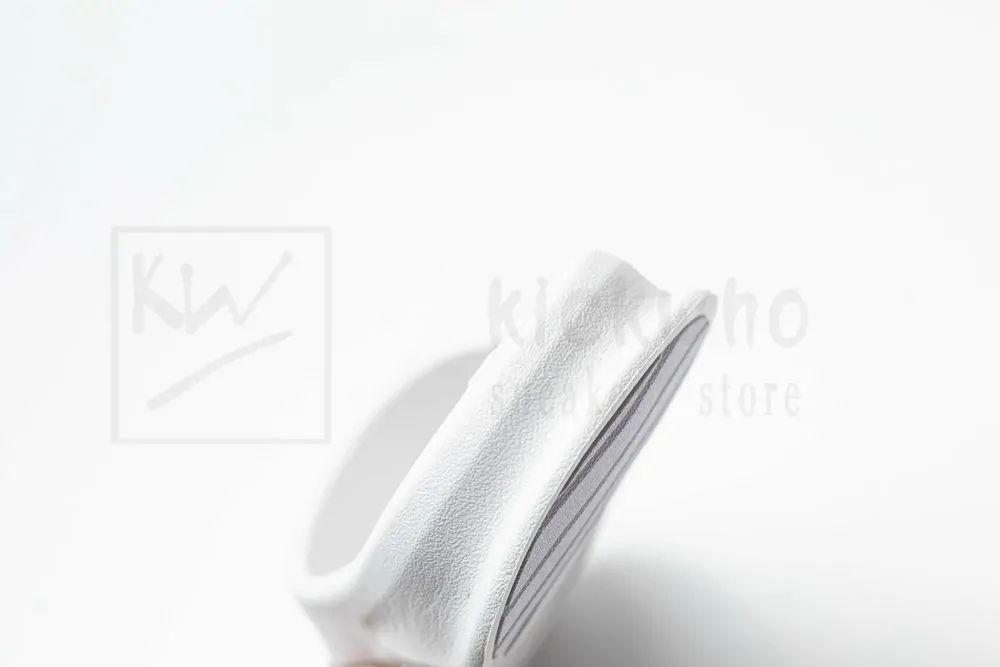Ba*len*cia*ga mold slide sandal all white