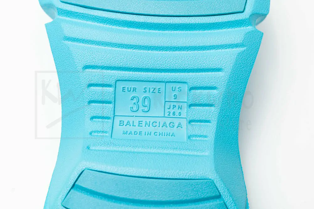 Ba*len*cia*ga mold slide sandal blue