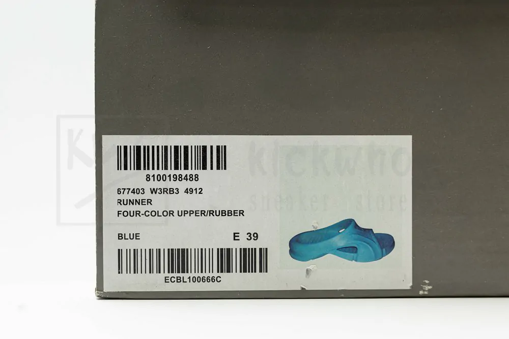 Ba*len*cia*ga mold slide sandal blue