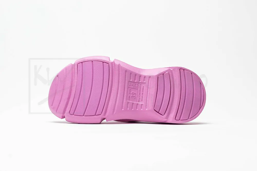 Ba*len*cia*ga mold slide sandal pink