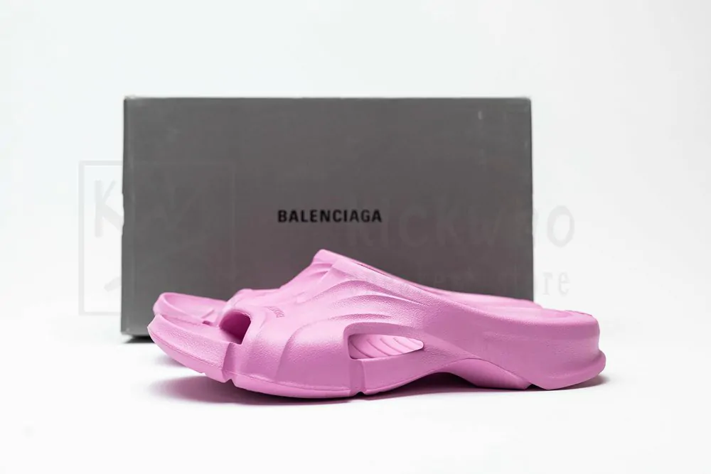 Ba*len*cia*ga mold slide sandal pink