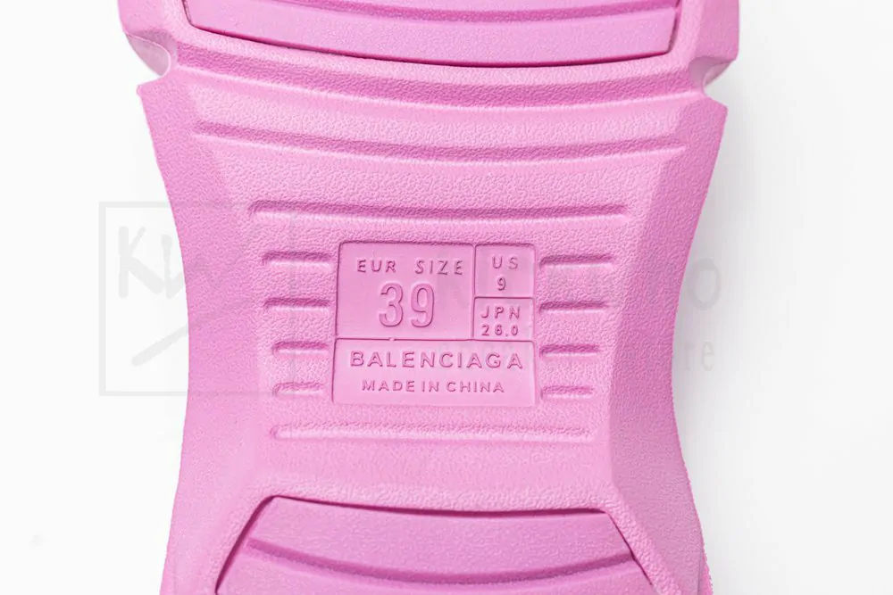 Ba*len*cia*ga mold slide sandal pink