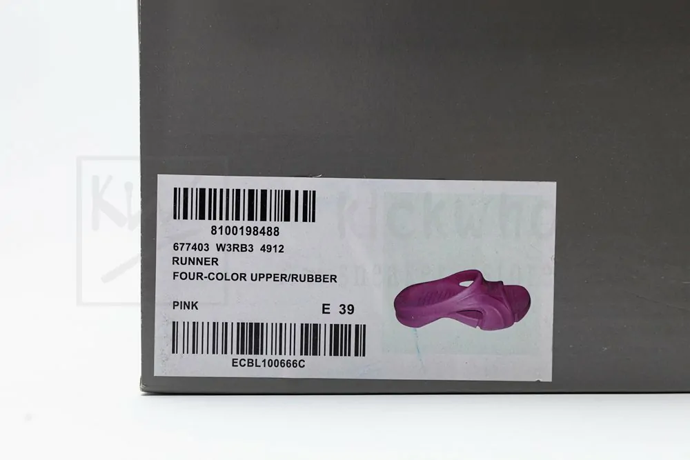 Ba*len*cia*ga mold slide sandal pink
