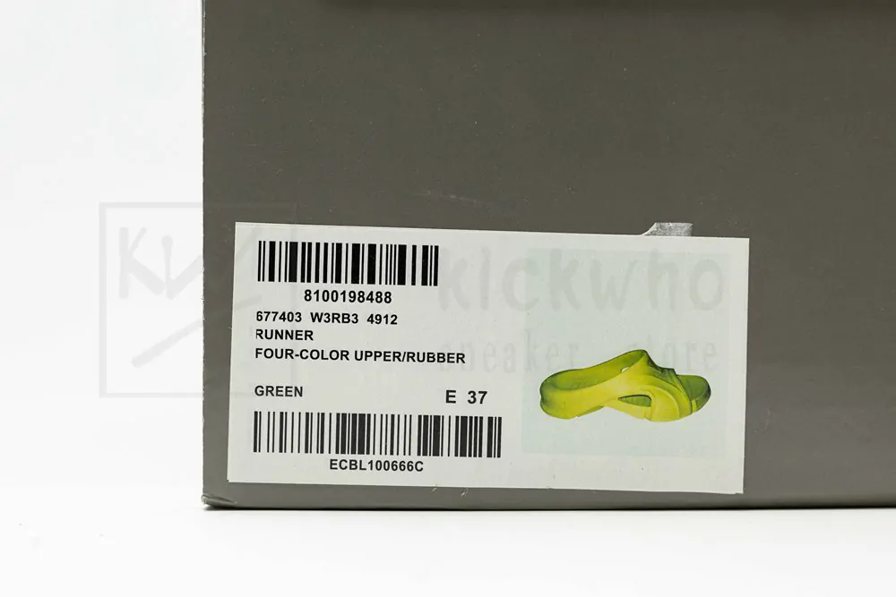 Ba*len*cia*ga mold slide sandal avocado