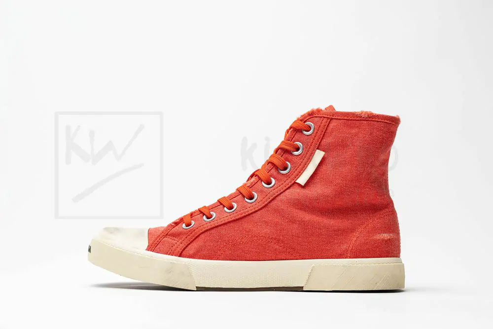 Ba*len*cia*ga paris high top sneaker in red