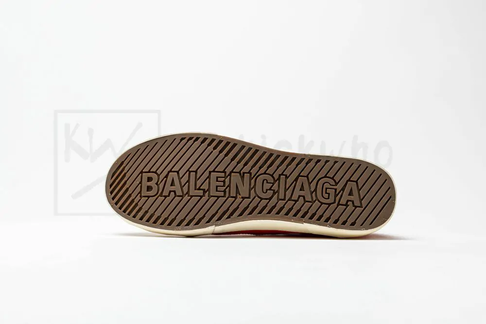 Ba*len*cia*ga paris high top sneaker in red