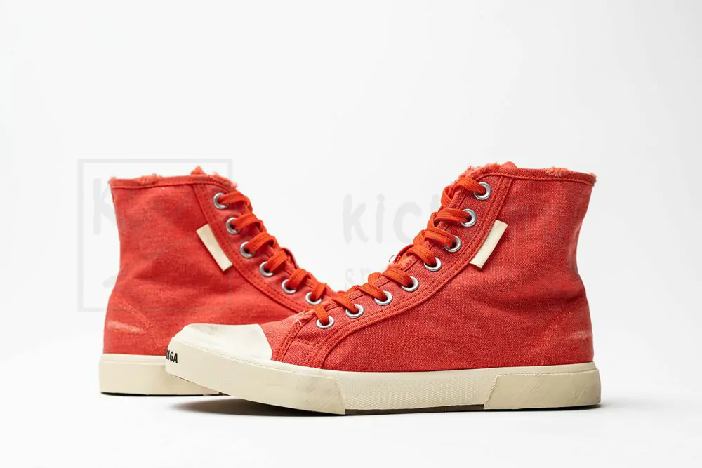Ba*len*cia*ga paris high top sneaker in red
