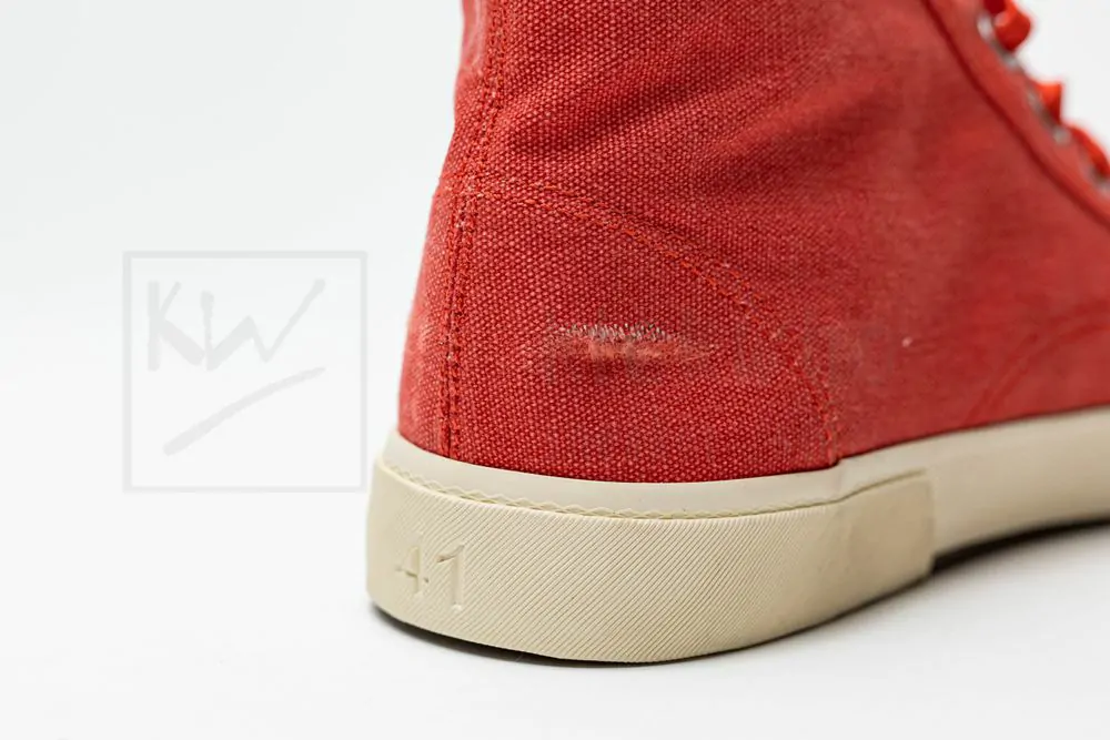Ba*len*cia*ga paris high top sneaker in red