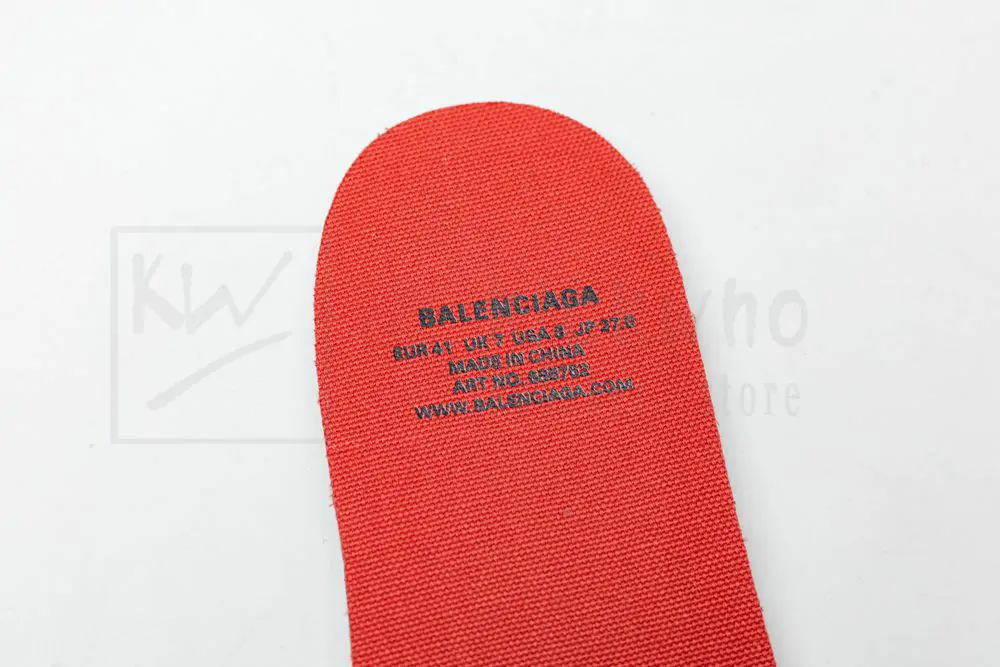 Ba*len*cia*ga paris high top sneaker in red
