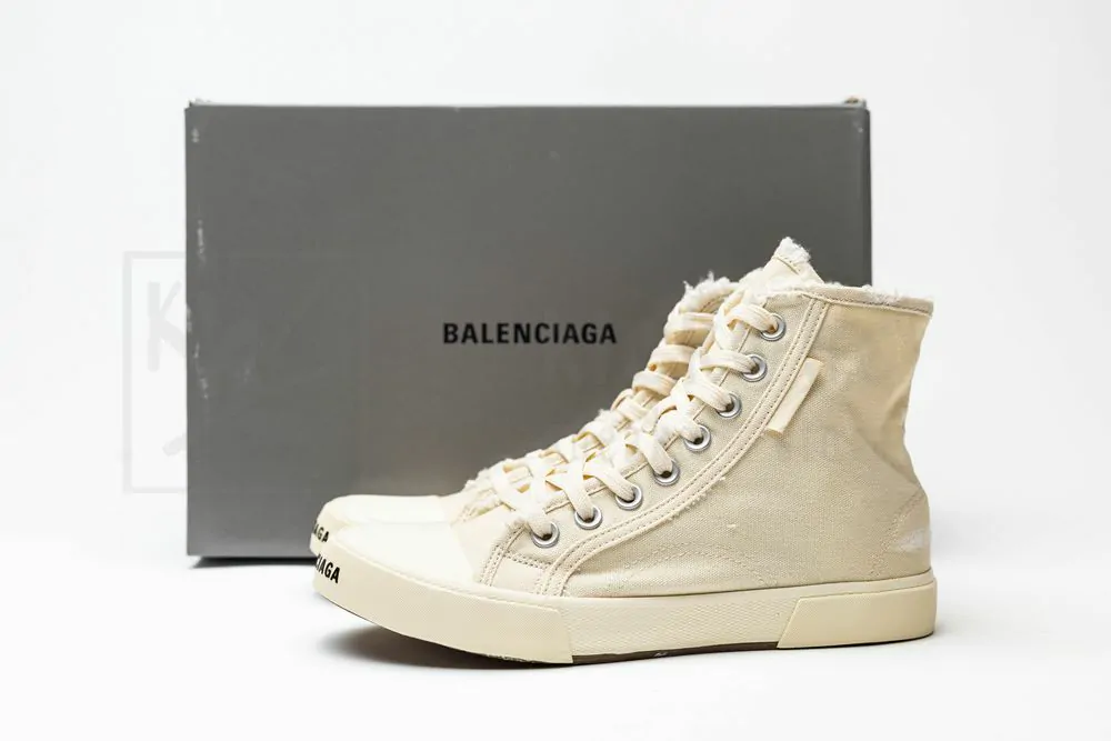 Ba*len*cia*ga paris high top sneaker in white