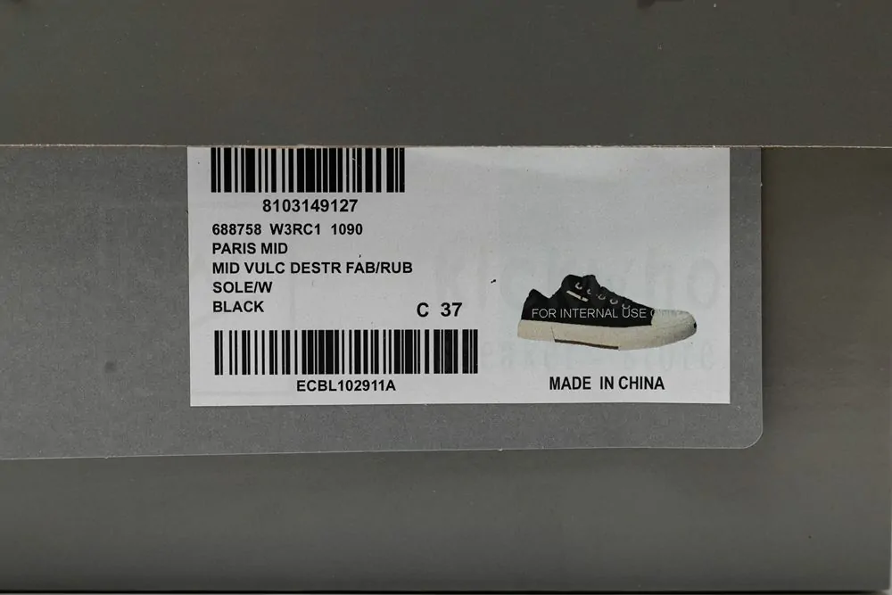 Ba*len*cia*ga paris low sneaker in black