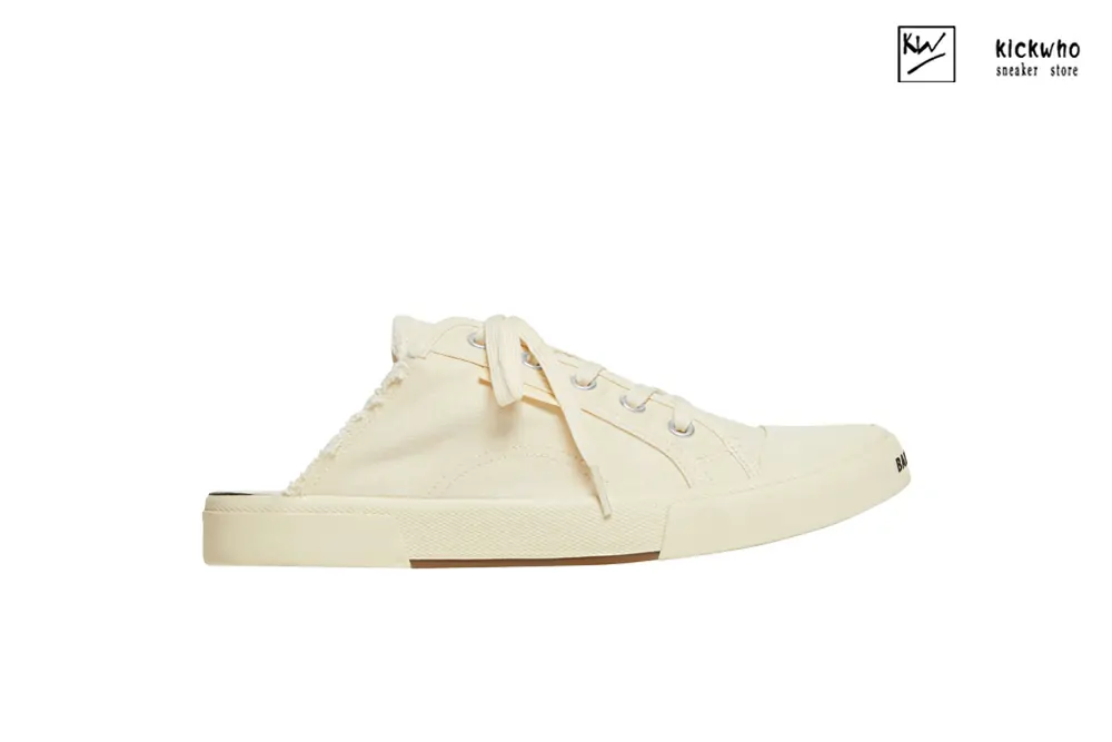 Ba*len*cia*ga paris sneaker mule in white