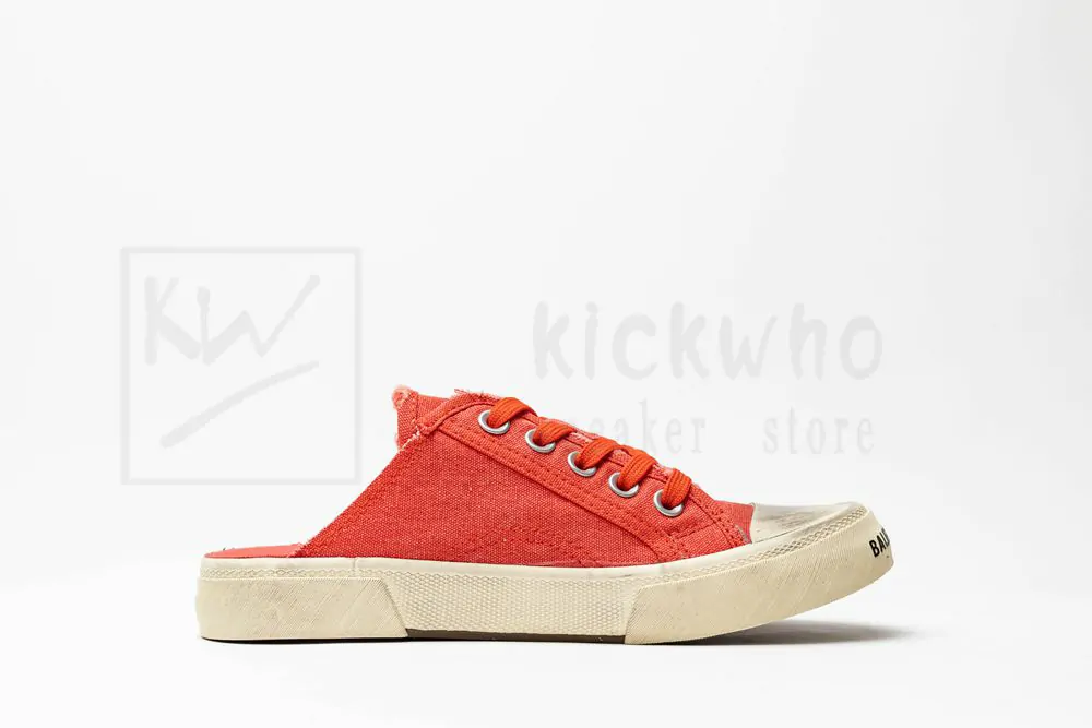 Ba*len*cia*ga paris sneaker mule in red