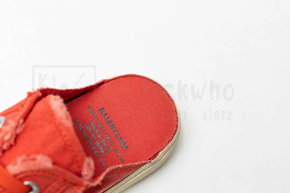 Ba*len*cia*ga paris sneaker mule in red