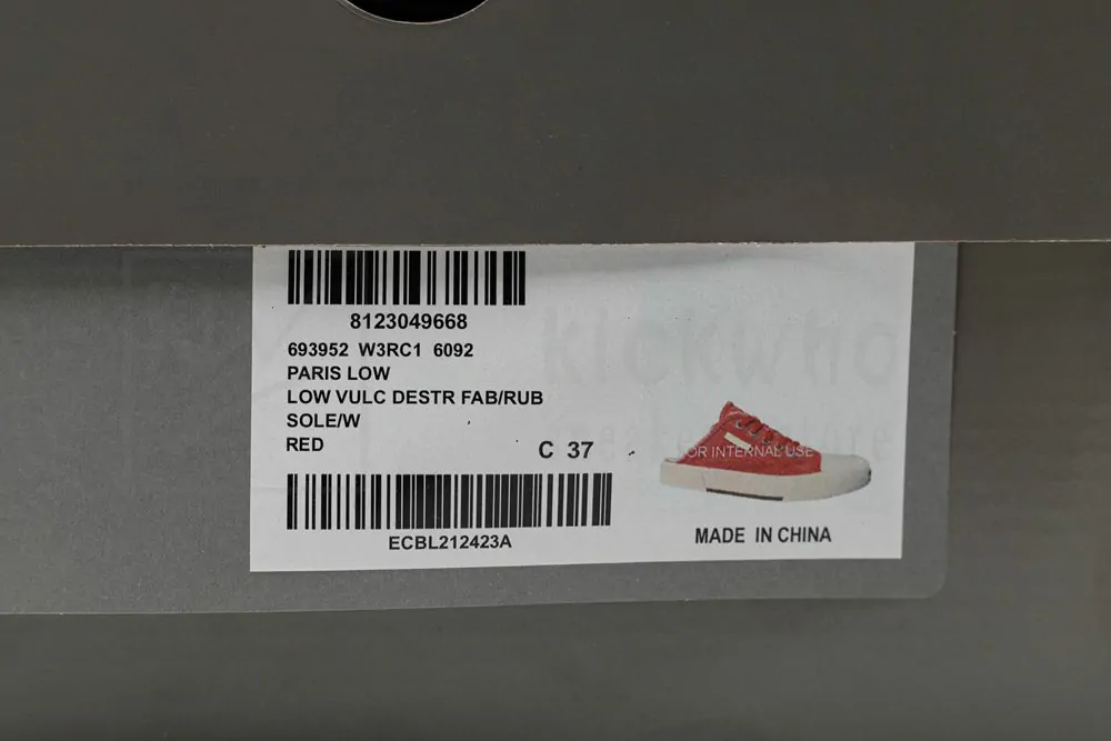 Ba*len*cia*ga paris sneaker mule in red