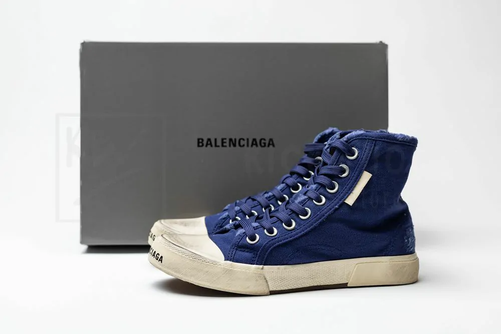 Ba*len*cia*ga paris high top sneaker in blue
