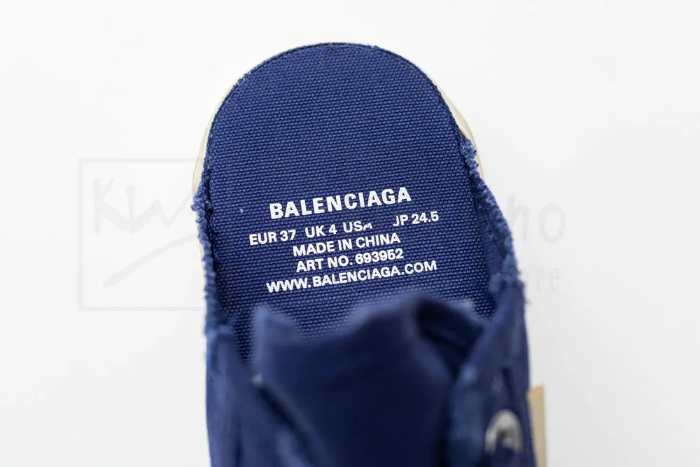 Ba*len*cia*ga paris sneaker mule in blue