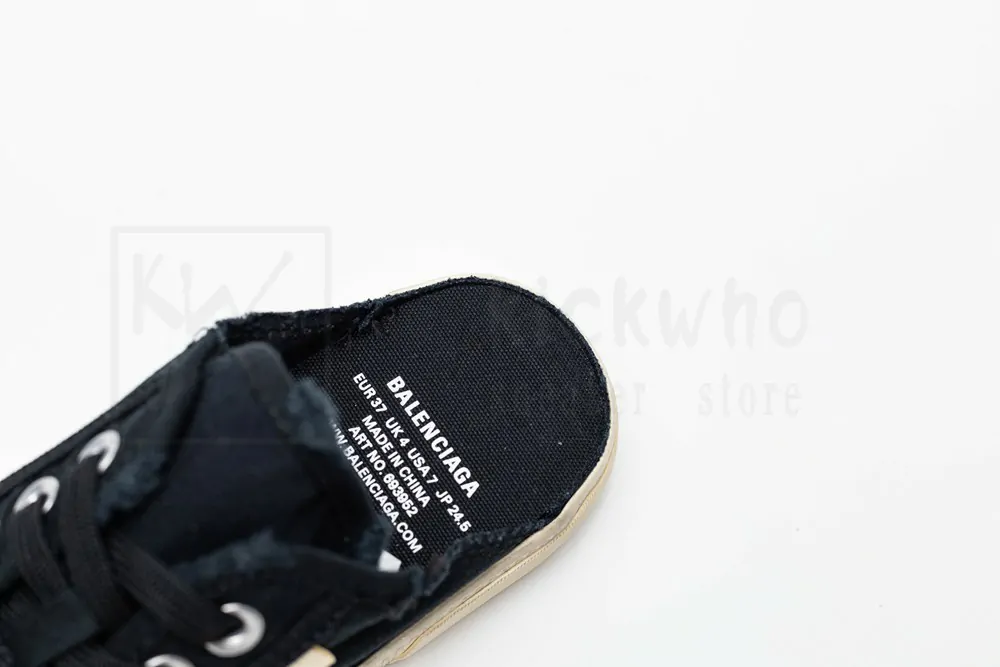 Ba*len*cia*ga paris sneaker mule in black