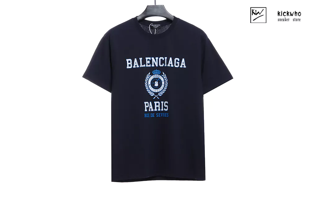 Ba*len*cia*ga blue wheat t-shirt