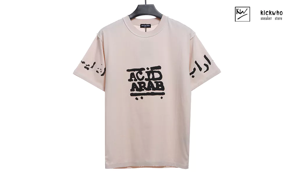 Ba*len*cia*ga letters t-shirt