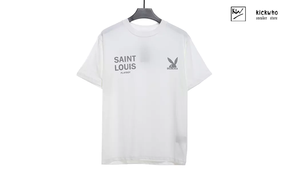 Ba*len*cia*ga rabbit t-shirt white