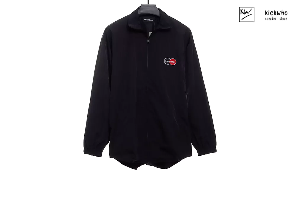 Ba*len*cia*ga double ring embroidery jacket black