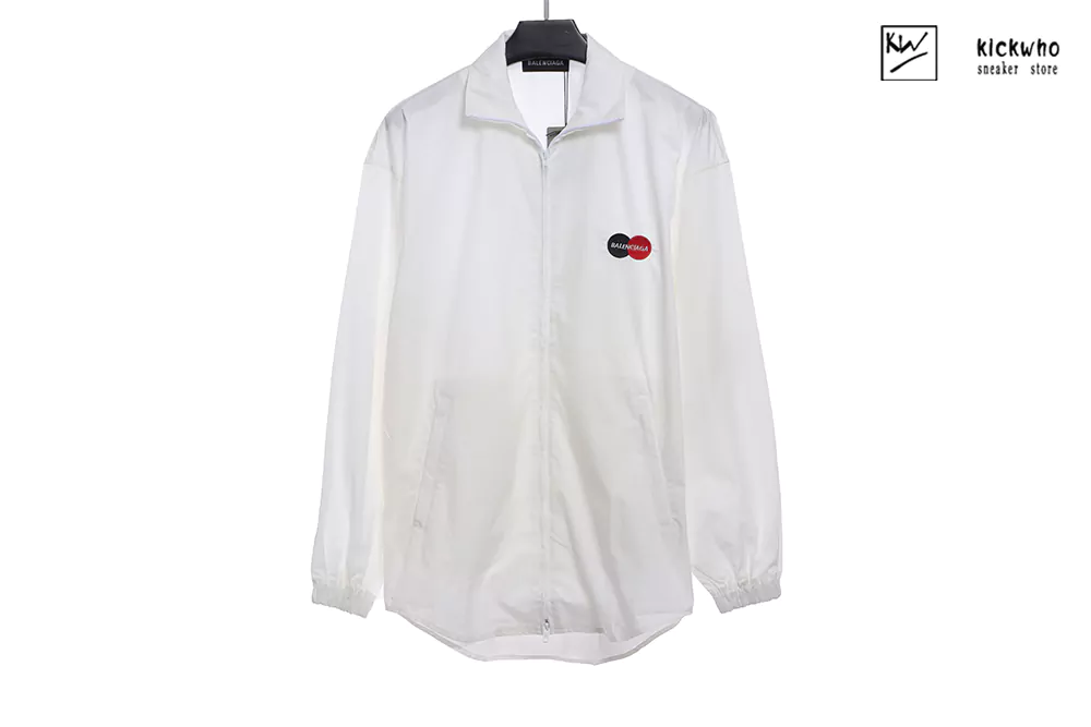 Ba*len*cia*ga double ring embroidery jacket white