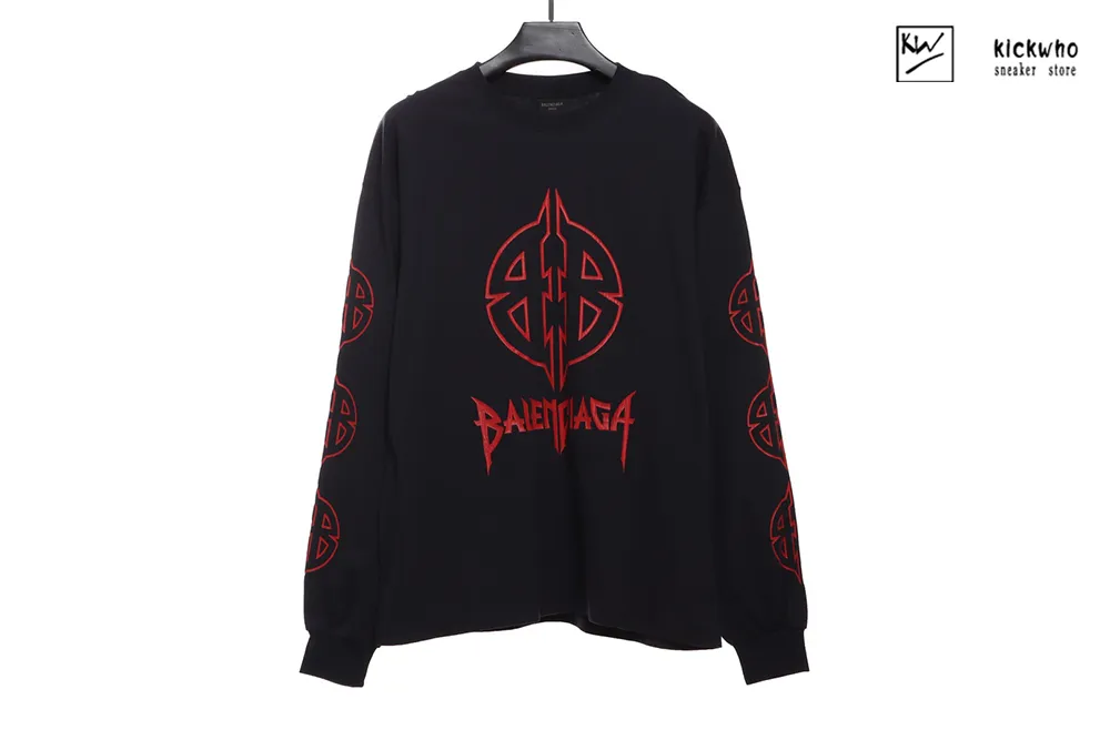 Ba*len*cia*ga bb printing long sleeved